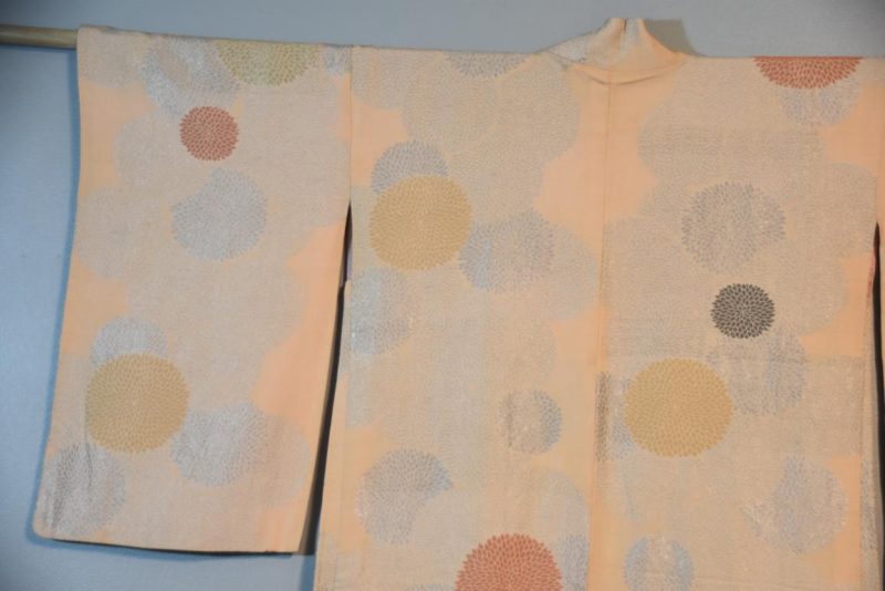 Vintage Silk Haori Jacket with Lacquered Threads - Image 12
