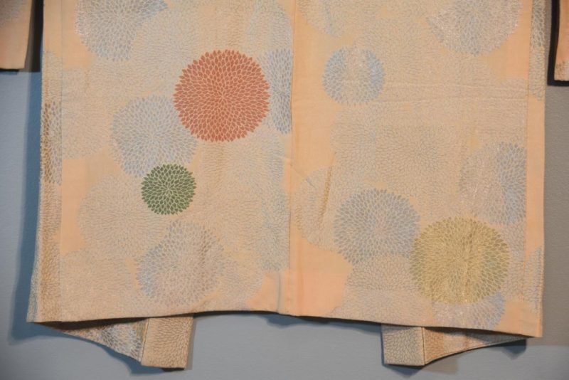Vintage Silk Haori Jacket with Lacquered Threads - Image 11