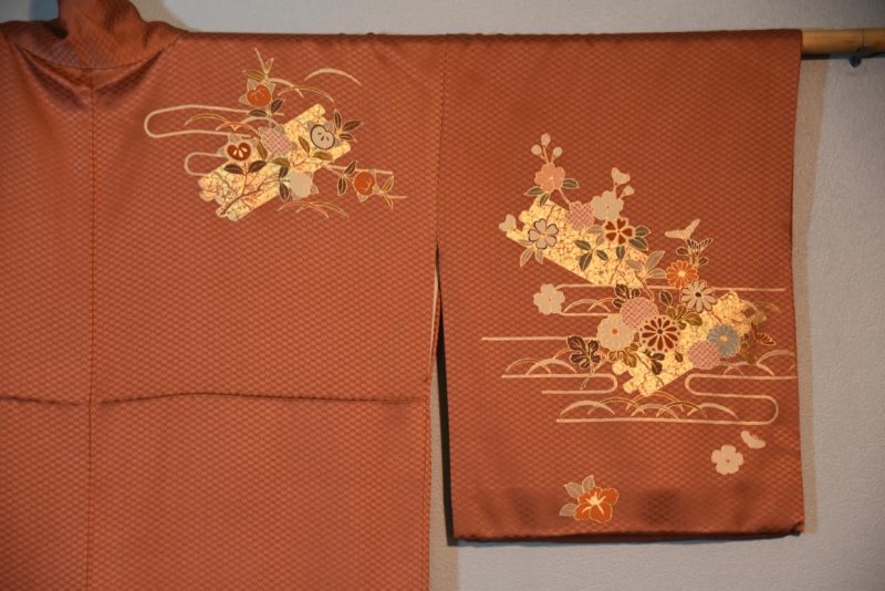 Japanese Vintage Silk Kimono - Image 2