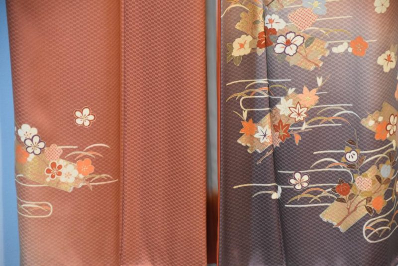 Japanese Vintage Silk Kimono - Image 4