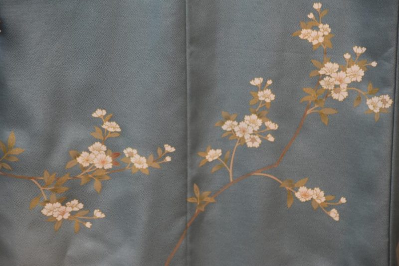 Japanese Vintage Silk Kimono - Image 5