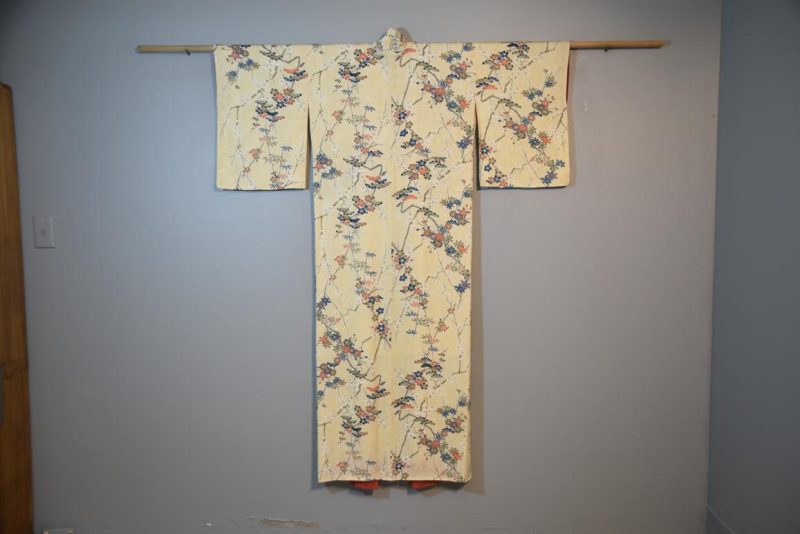 Japanese Vintage Silk Kimono