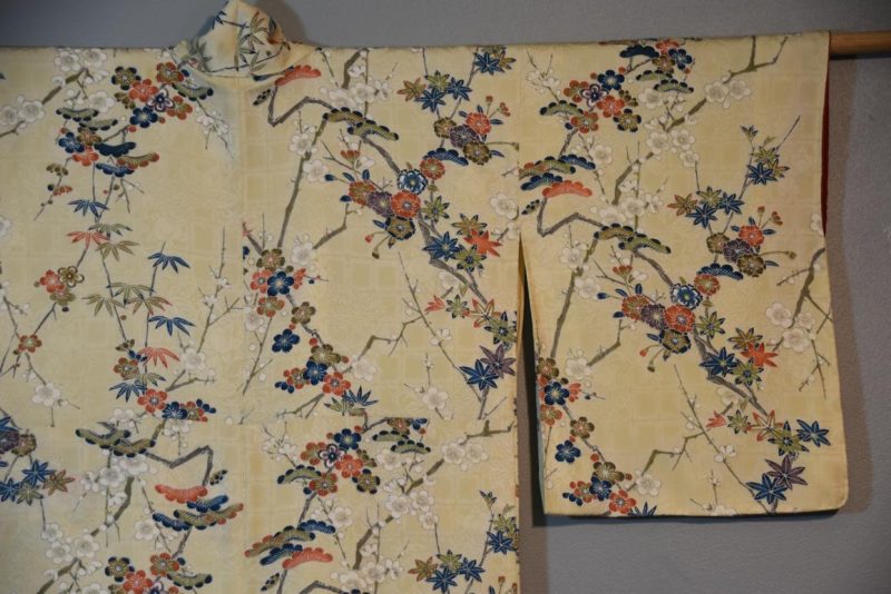 Japanese Vintage Silk Kimono - Image 6