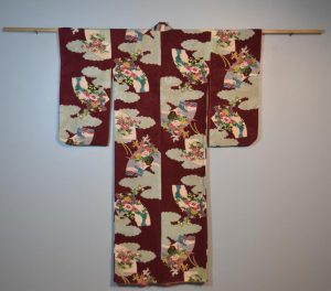 Japanese Vintage Silk Kimono