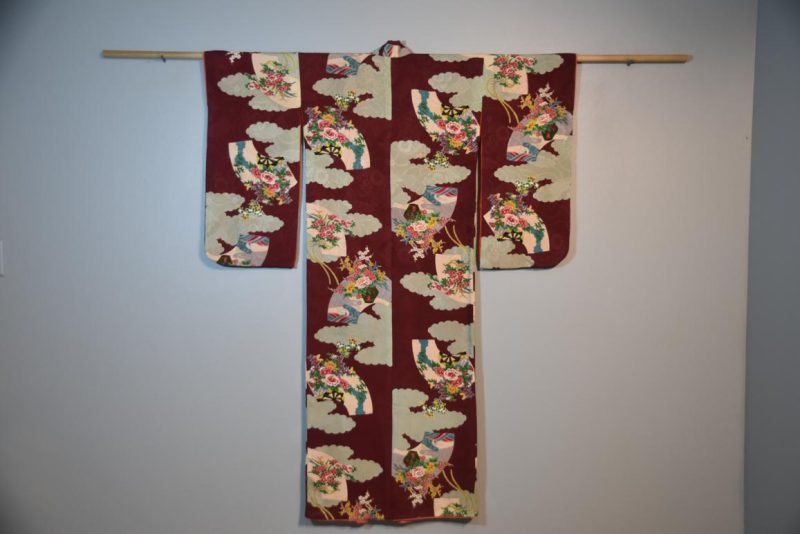 Japanese Vintage Silk Kimono