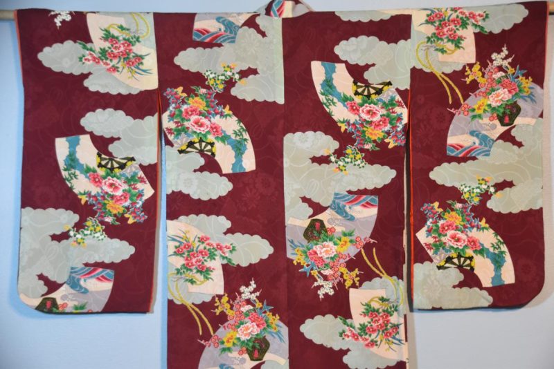 Japanese Vintage Silk Kimono - Image 6