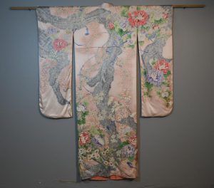 Japanese Furisode Vintage Silk Kimono