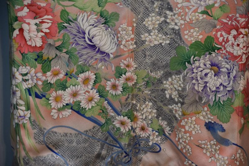 Japanese Furisode Vintage Silk Kimono - Image 5