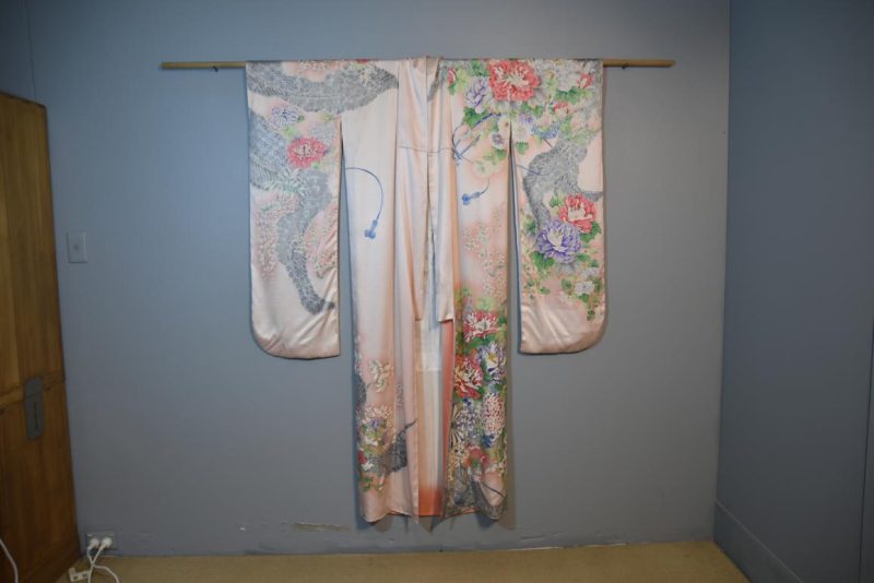 Japanese Furisode Vintage Silk Kimono - Image 4