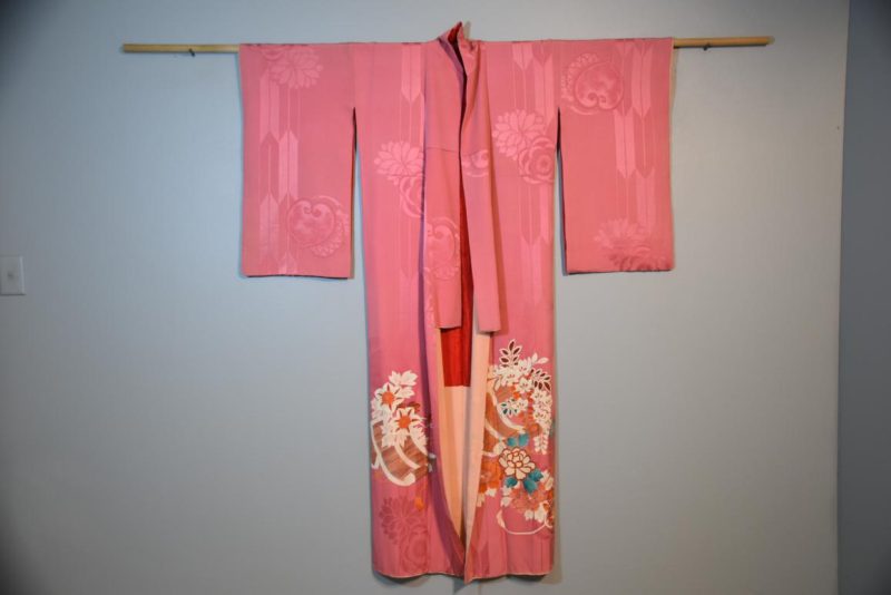 Japanese Vintage Silk Kimono - Image 6