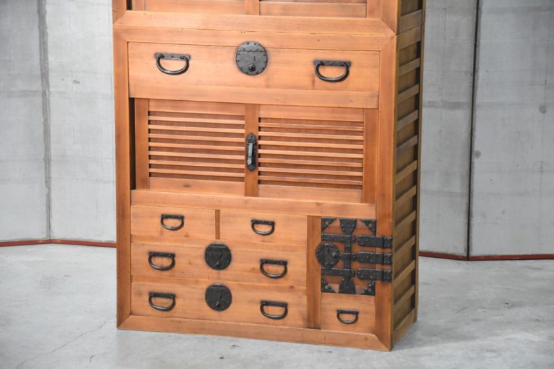 Double Gifu Region Merchants Chest Width:950mm - Image 11