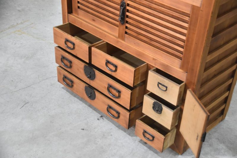 Double Gifu Region Merchants Chest Width:950mm - Image 7