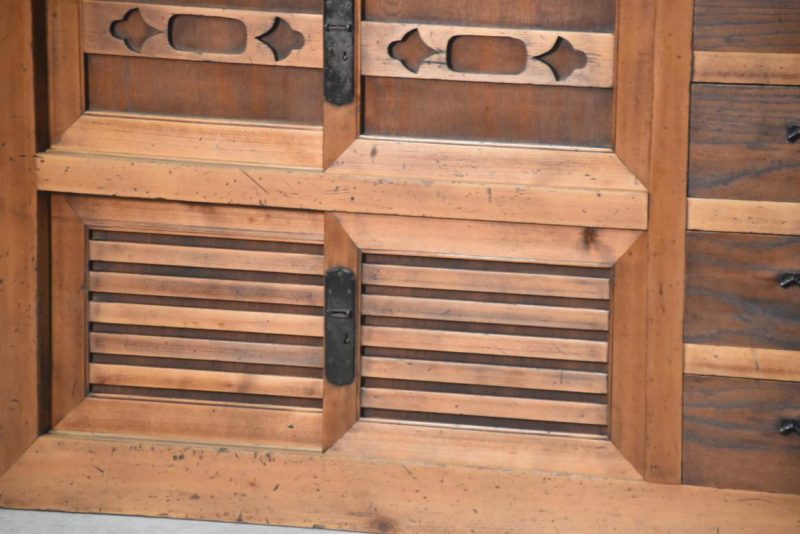 Antique Mingei Merchants Chest Width:1215mm - Image 10