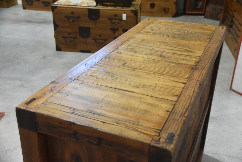 Antique Mingei Merchants Chest Width:1215mm - Image 4