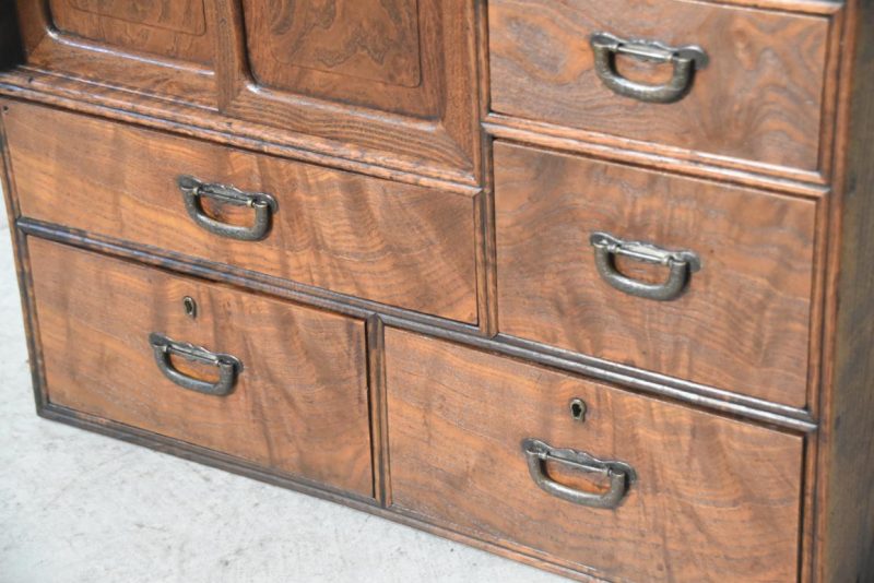Elm Wood Kodansu Small Accessories Chest Width:550mm - Image 8
