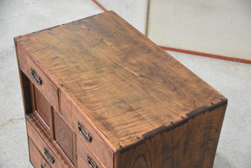 Elm Wood Kodansu Small Accessories Chest Width:550mm - Image 7