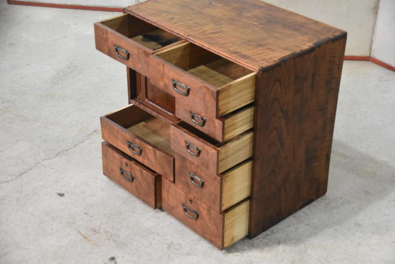 Elm Wood Kodansu Small Accessories Chest Width:550mm - Image 6