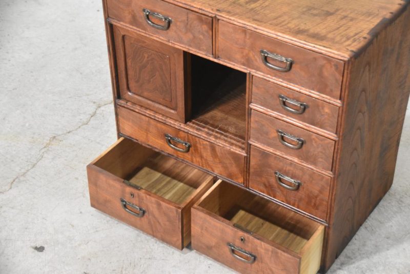 Elm Wood Kodansu Small Accessories Chest Width:550mm - Image 5