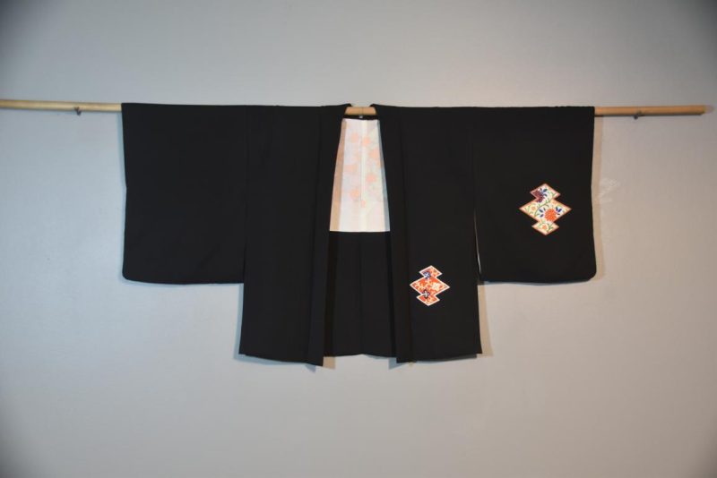 Vintage Japanese Silk Haori Jacket - Image 3