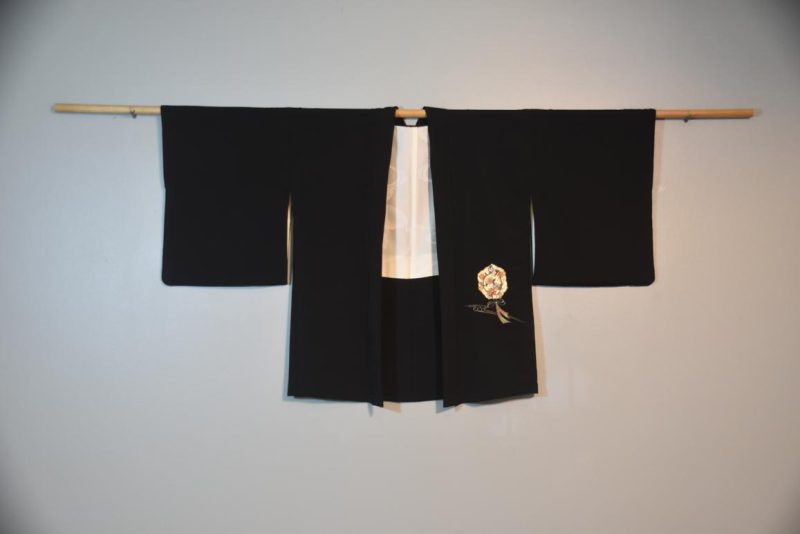 Vintage Japanese Silk Haori Jacket - Image 4