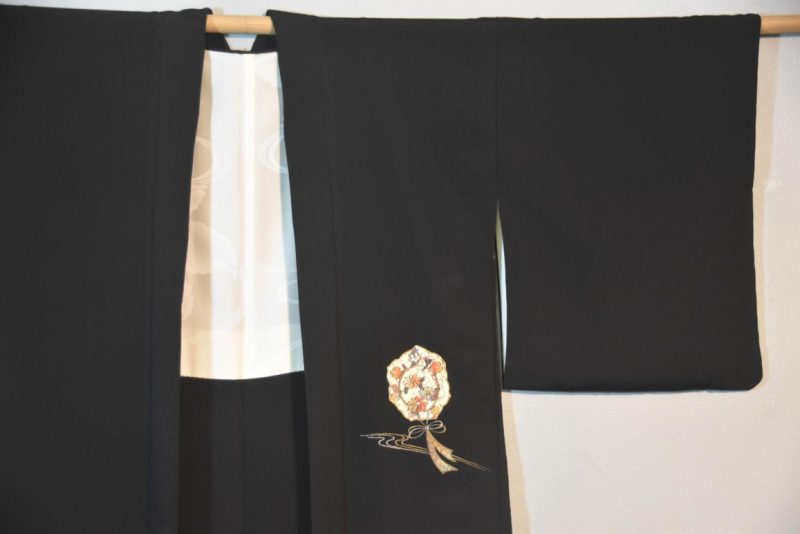Vintage Japanese Silk Haori Jacket - Image 3