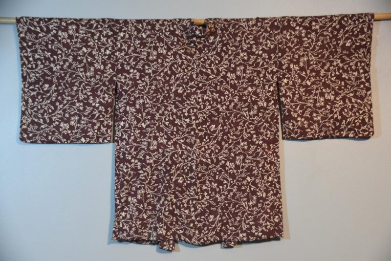 Vintage Japanese Silk Haori Jacket - Image 2