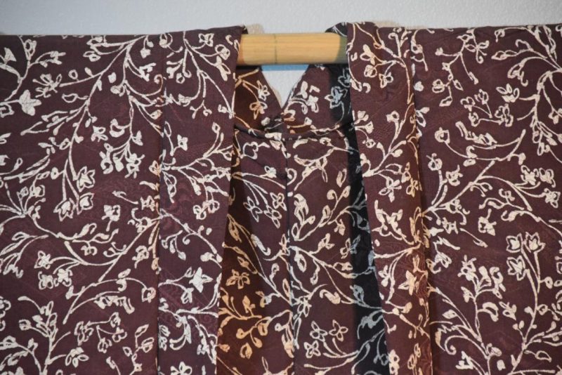 Vintage Japanese Silk Haori Jacket - Image 5