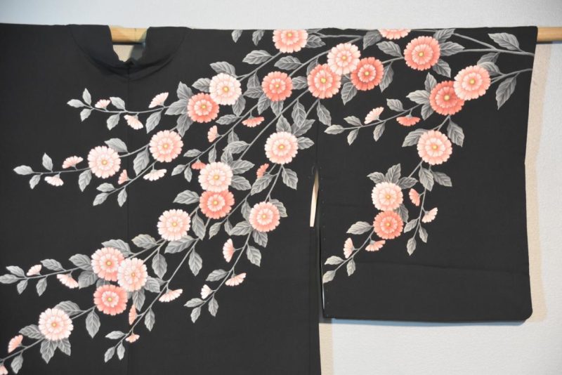 Vintage Japanese Silk Haori Jacket - Image 2
