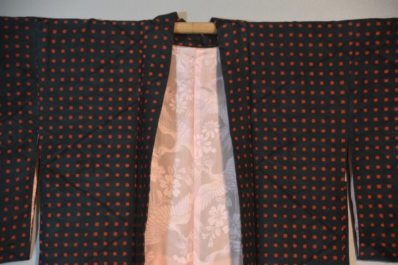 Vintage Japanese Silk Haori Jacket - Image 3