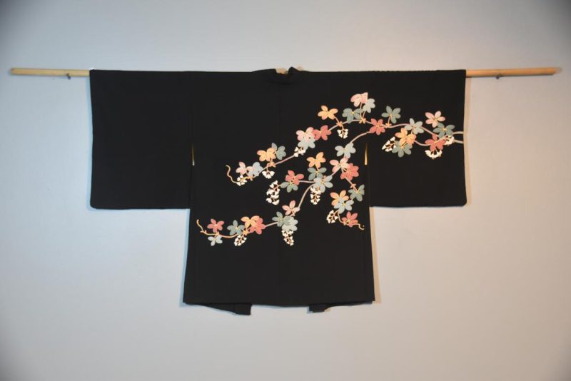 Vintage Japanese Silk Haori Jacket