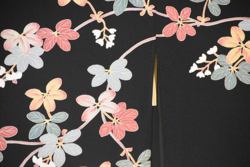 Vintage Japanese Silk Haori Jacket - Image 5