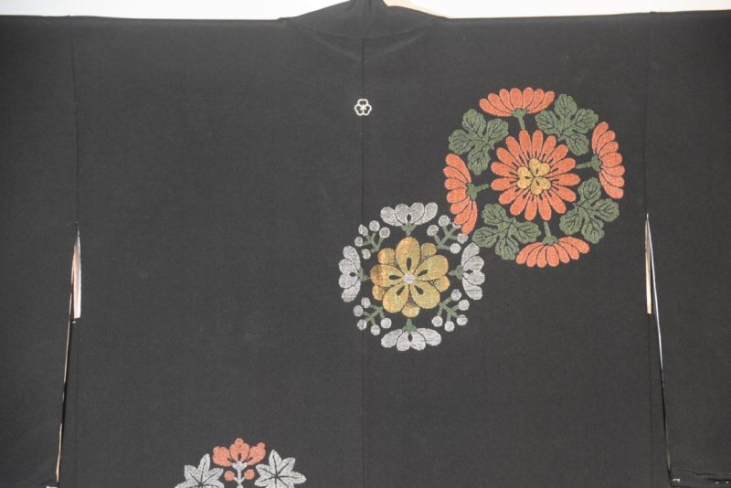 Vintage Japanese Silk Haori Jacket - Image 2