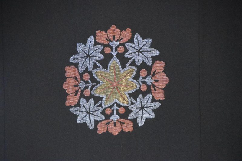 Vintage Japanese Silk Haori Jacket - Image 5