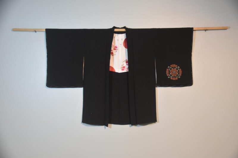 Vintage Japanese Silk Haori Jacket - Image 4