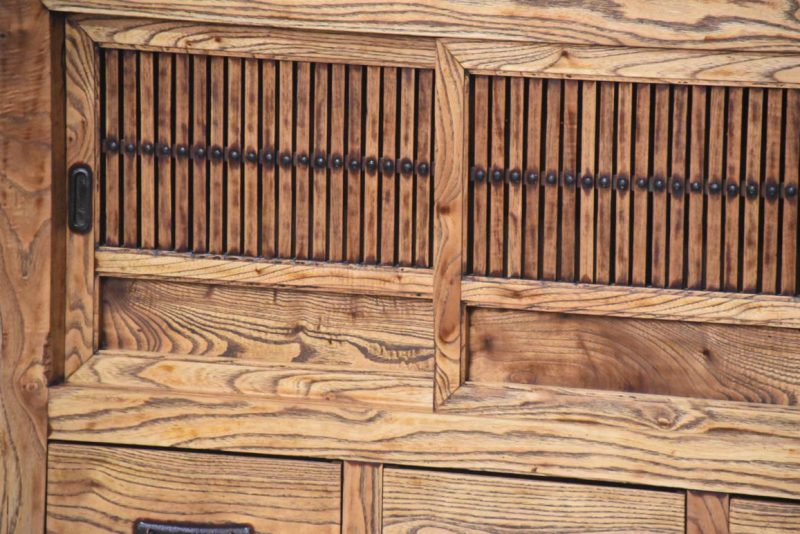 Japanese Elm Wood Mizuya Dansu Sideboard Width:1820mm - Image 5