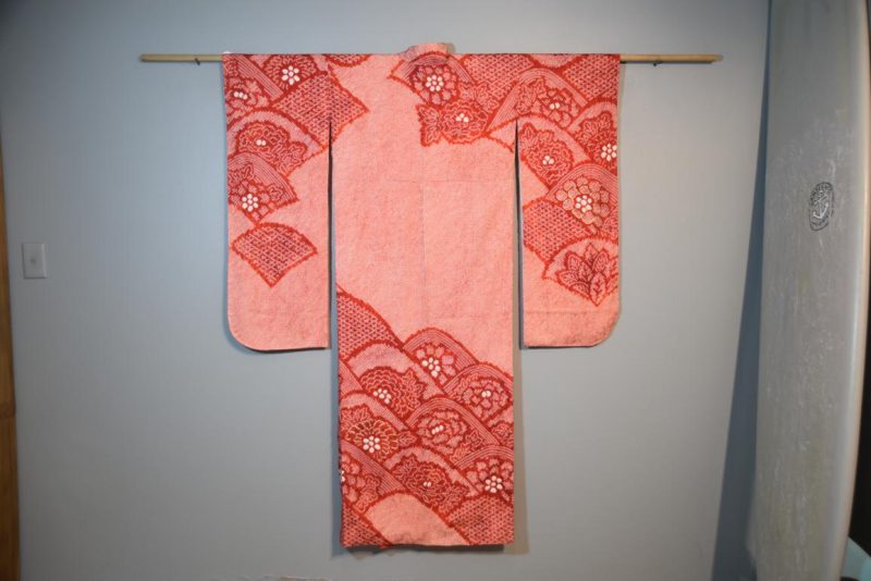 Japanese Shibori Furisode Kimono