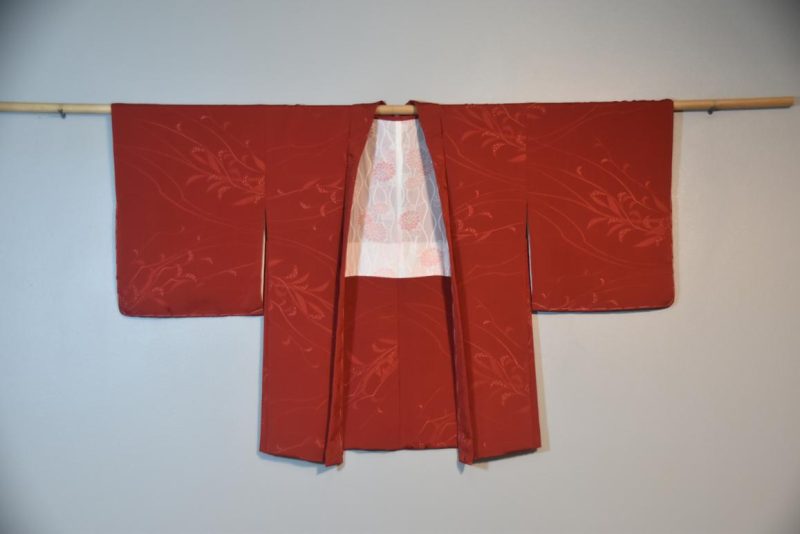 Vintage Japanese Silk Haori Jacket - Image 4