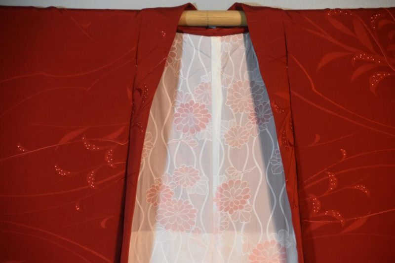 Vintage Japanese Silk Haori Jacket - Image 3