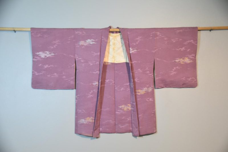 Vintage Japanese Silk Haori Jacket - Image 4