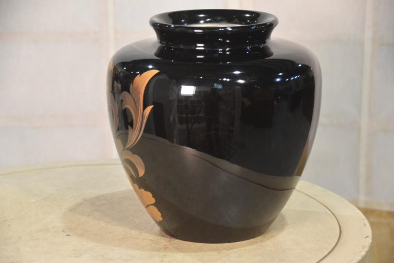 Lacquer Vase Width:240mm - Image 5
