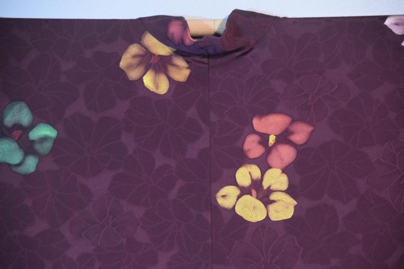Vintage Japanese Silk Haori Jacket - Image 2
