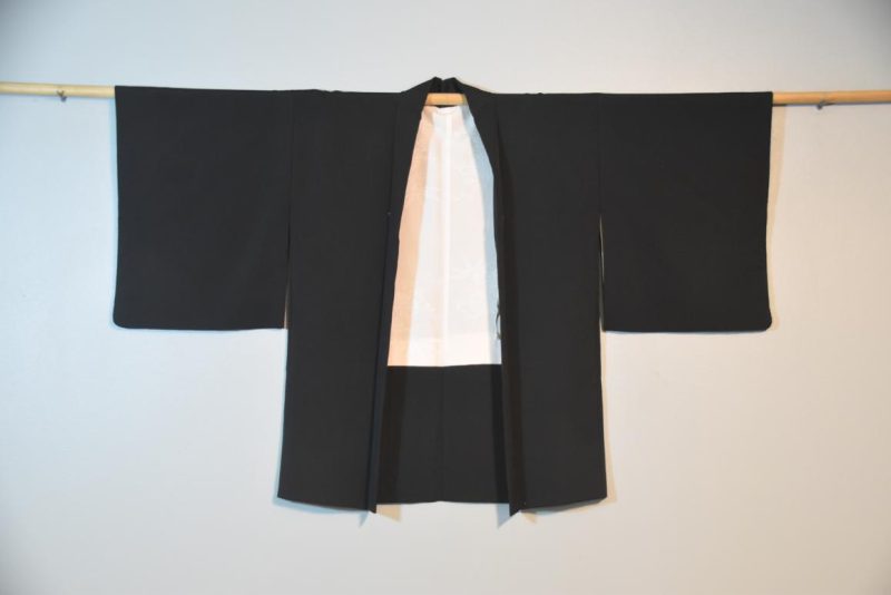 Vintage Japanese Silk Haori Jacket - Image 4