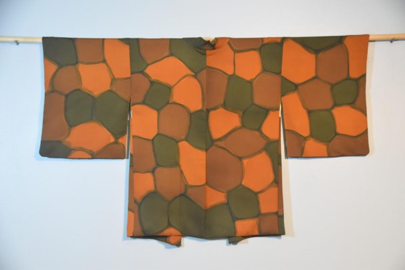 Vintage Japanese Silk Haori Jacket - Image 4
