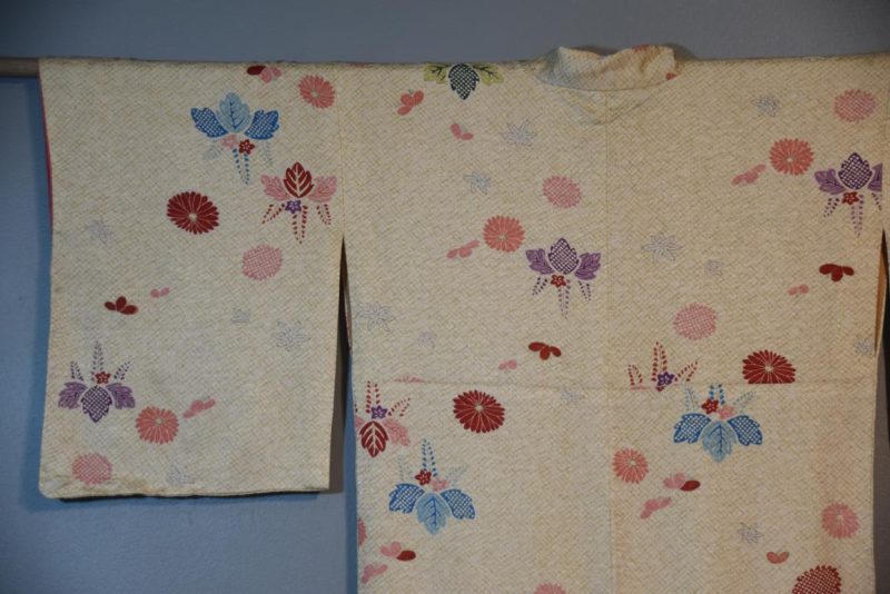 Japanese Vintage Silk Kimono - Image 5