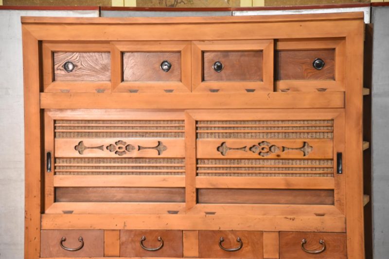 Antique Japanese Kitchen Chest Width:1200mm - Image 12