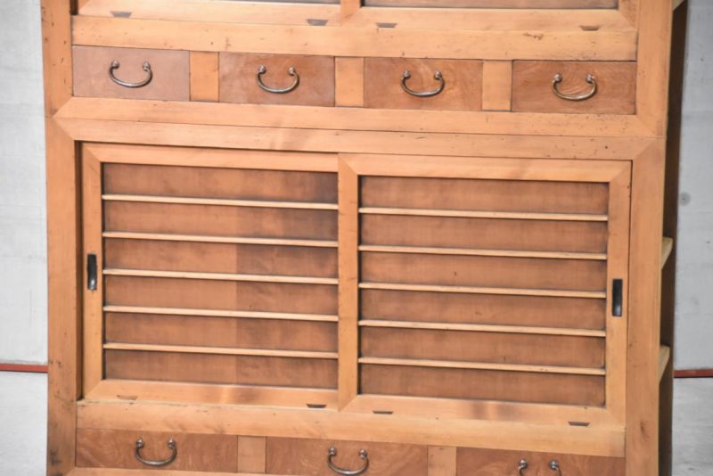 Antique Japanese Kitchen Chest Width:1200mm - Image 11