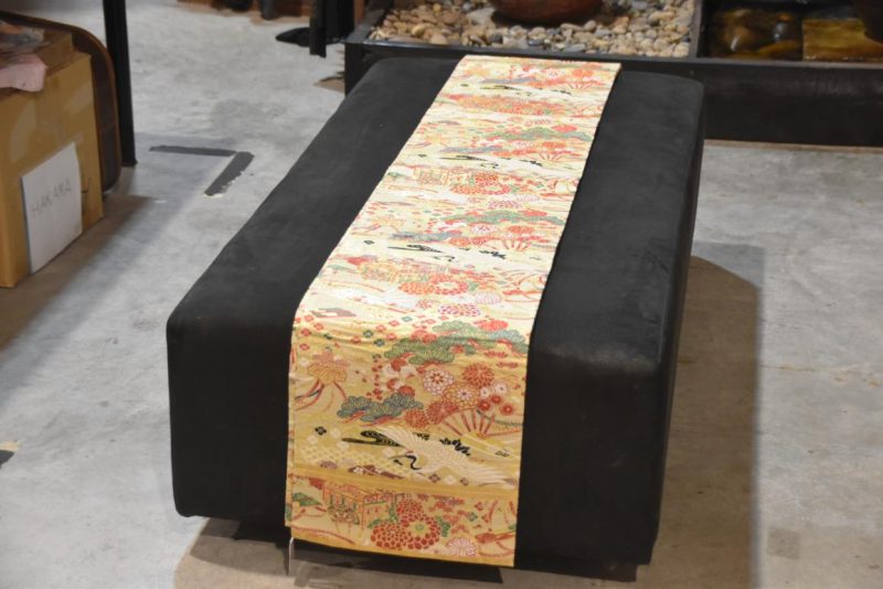 Vintage Maru Obi Sash Table Runner Length 4000mm