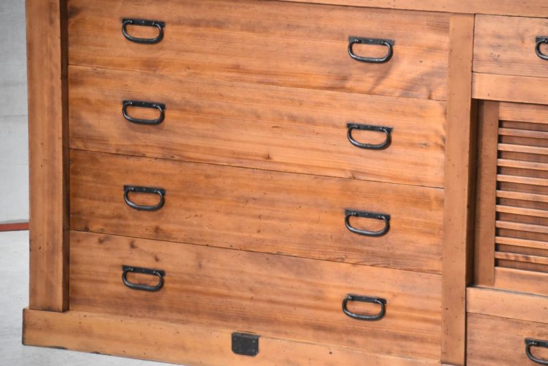 Japanese Gifu Region Futon Dansu Sideboard Width:1700mm - Image 9