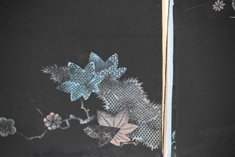 Vintage Japanese Silk Haori Jacket - Image 3