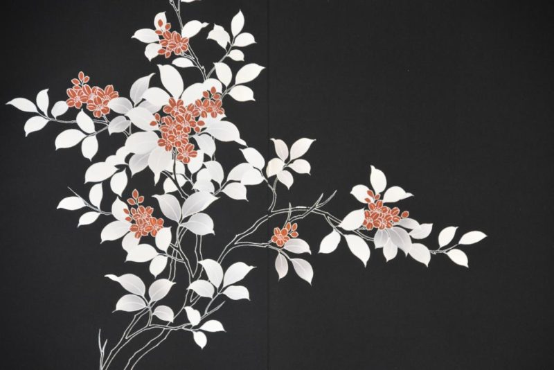 Japanese Black Silk Haori - Image 2